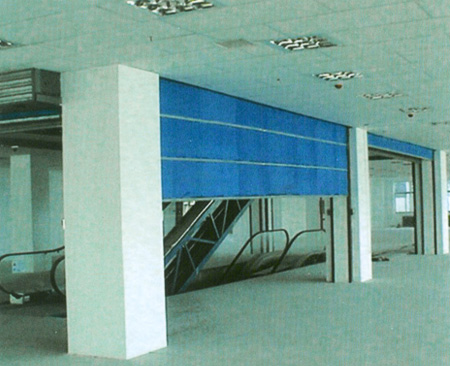 無機(jī)布防火卷簾門圖片